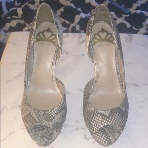 Fergalicious Peep Toe Heels US 6.5 Brand New